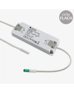 LED Konstantspann. Driver 24V 30W,pri.0,95m Minist/sek.GRUEN