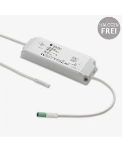 LED Konstantspann. Driver 24V 50W,pri.1m Minist/sek.GRUEN