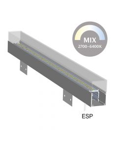 LD8215ATX2-VARI Anbau 2700K-6400K, 24V DC, alu-farb.